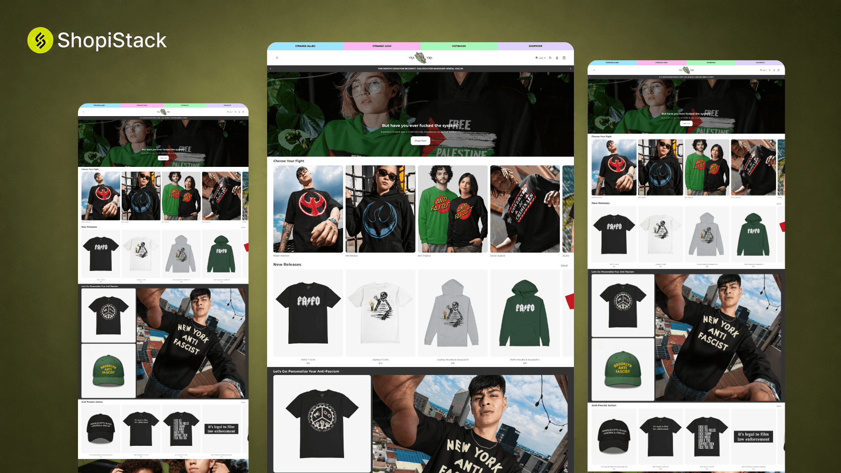Strange Gang Shopify Store